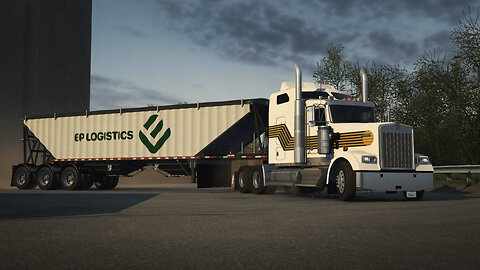 ATS | Kenworth W900 | Topeka KS to Hays KS | Grain 43,001lb