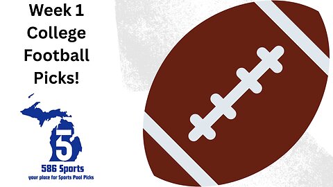 Week 1 College Football Picks