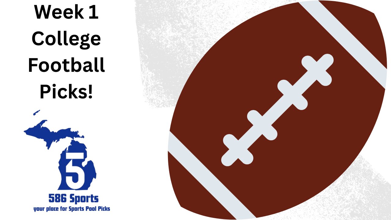 Week 1 College Football Picks