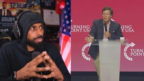 Myron reacts to Tucker Carlson's speech at Turning Point USA meeting - Tampa, FL