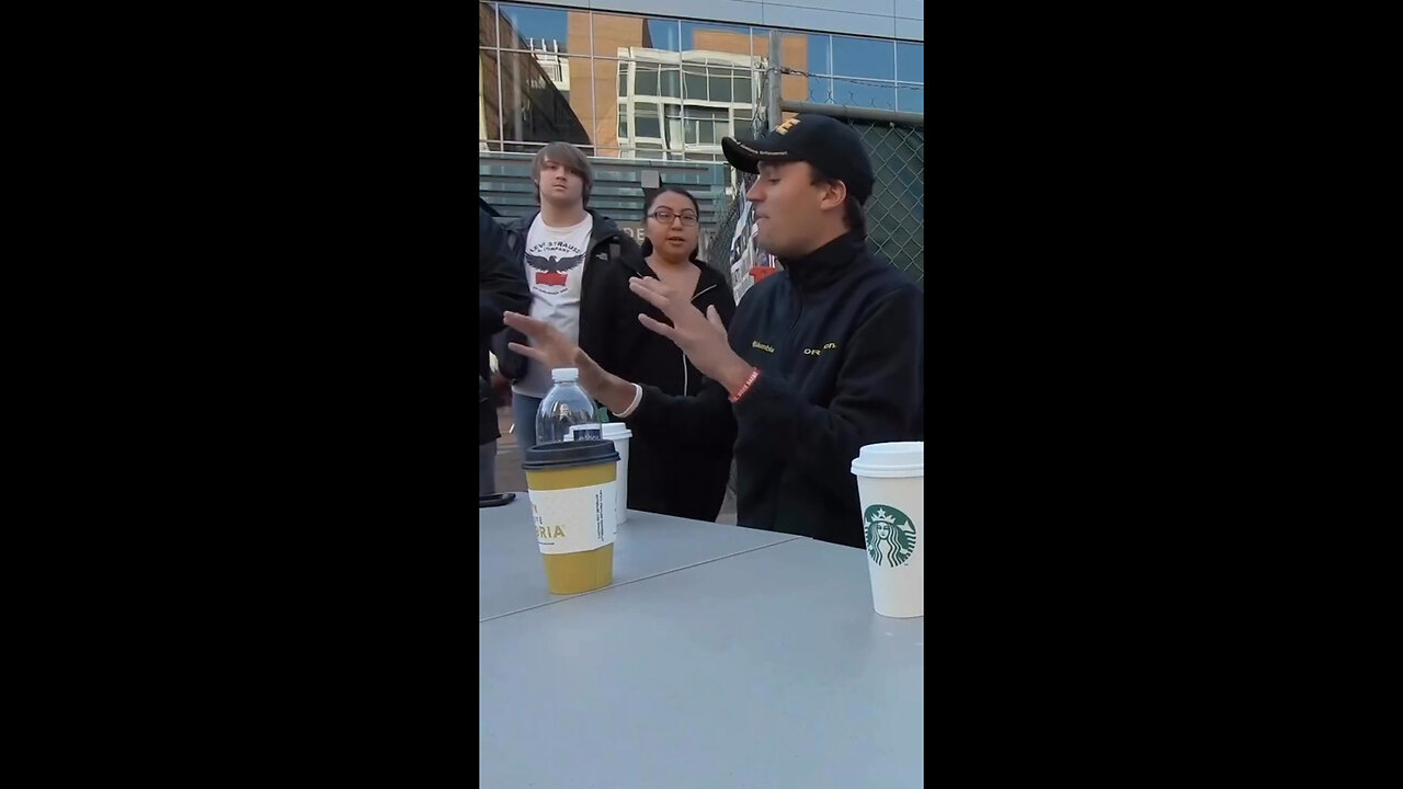 Charlie Kirk explaining that when people stop communicating with each other, violence often ensues.