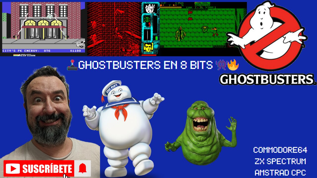 🎮 Probando 3 Juegos de Ghostbusters en 3 Plataformas Retro 🕹️ ¿Cuál es el mejor?