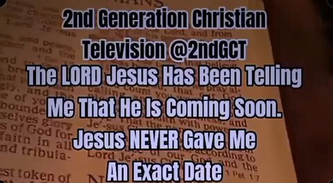 Jesus Told Me He is Coming He Never Gave Me A Date. Live Daily in Expectation Blessed Hope #faith