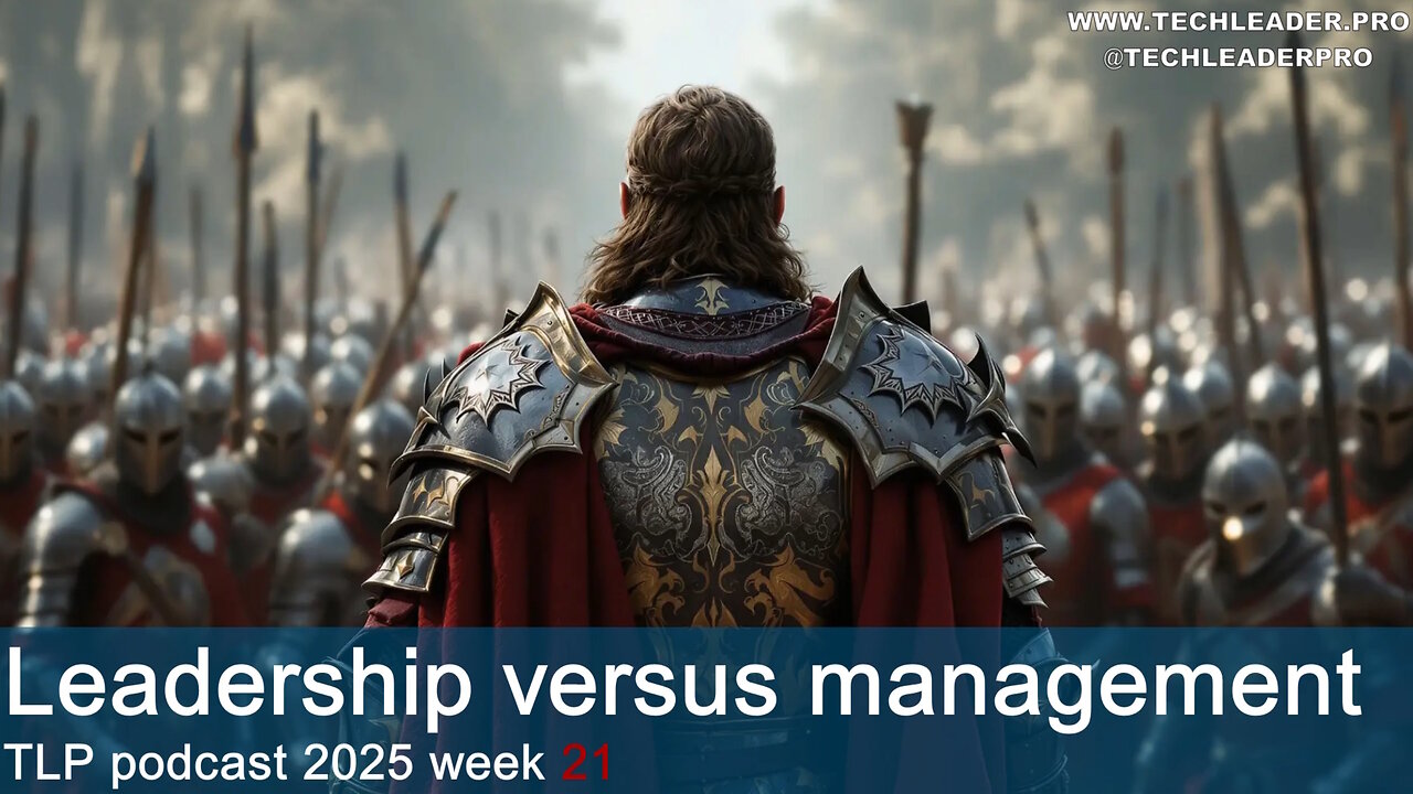 Leadership versus management