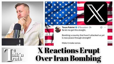 X EXPLODES With Reactions to Israel First AIPAC Owned Trump Bombing Iran