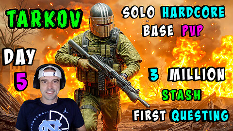 🔴LIVE - DAY 5 SOLO BASE TARKOV HARDCORE PVP - 3 MIL STASH - PLEASE HELP FIRST QUESTING NEFFEX MUSIC