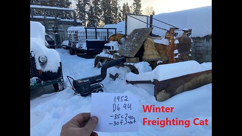 Cold Start on the D6 Caterpillar with Summer Fuel in the Tank Dec 17 2025