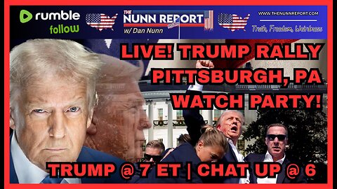 LIVE: Trump Ra;;y Pittsburg - Watch Party