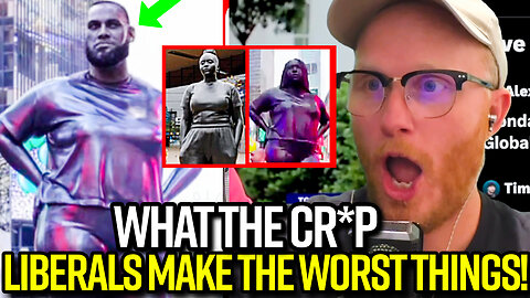 America’s Mood Captured in a Statue 🗽😑 | NYC’s New ‘Art’ Is Something Else…