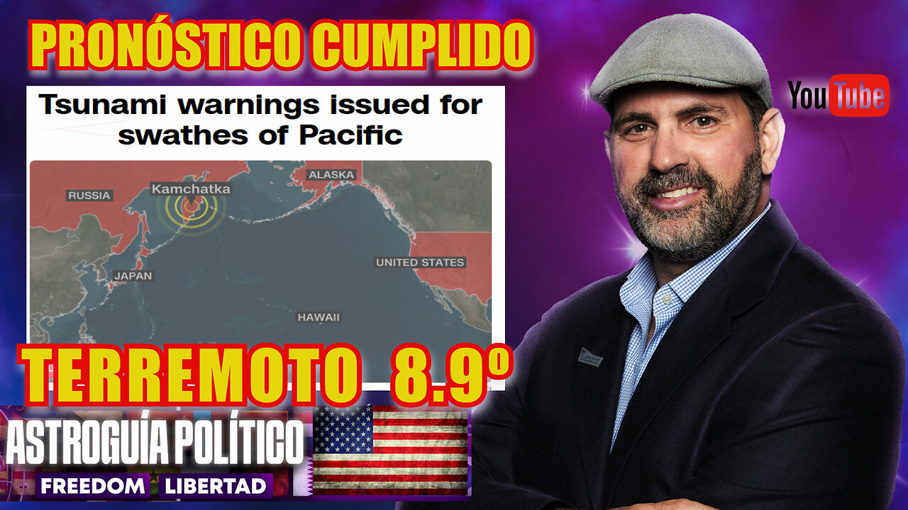 🚨EN VIVO - TERREMOTO 8.8º Y ALERTA DE TSUNAMI