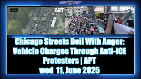 Chicago Streets Boil With Anger- Vehicle Charges Through Anti-ICE Protesters