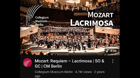 Mozart: Requiem - Lacrimosa by Collegium Musicum Berlin