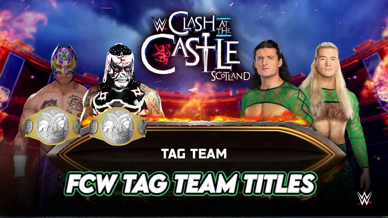 WWE 2k25 Lucha Bros(c) vs Pretty Deadley FCWTagTeamTitles