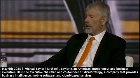 AI | "There Is Going to Be 100X Increase In Productivity. You Are a Capitalist, What Are You Going to Do With That Capital? The AIs Are Going to Want to Buy the Bitcoin." - Michael Saylor (5/6/2025)