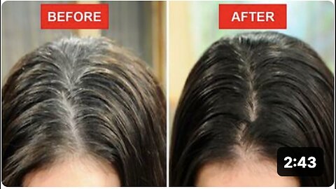 "Natural Solutions to Reverse White Hair to Black Without Using Chemical Dyes"