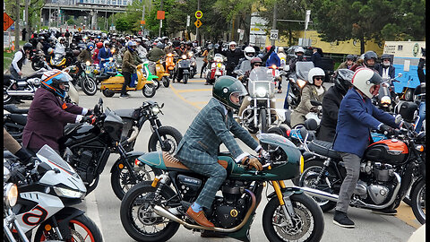 Distinguished Gentleman's Ride For Men's Health In Toronto Canada. 18 May 2025.