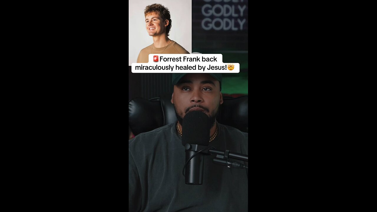 🚨 Forrest Frank’s broken back got miraculously healed after only two weeks by Jesus!🤯