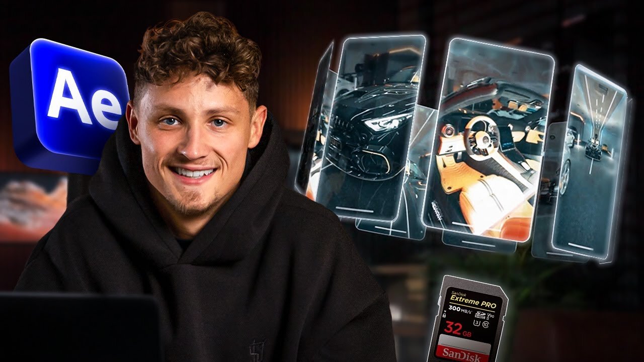 Create EPIC SD Card Carousel in After Effects Easily