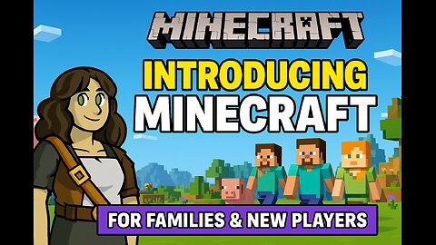 ✨ Minecraft 101 for Parents | Exploring a Fresh World with Level Up Mom!