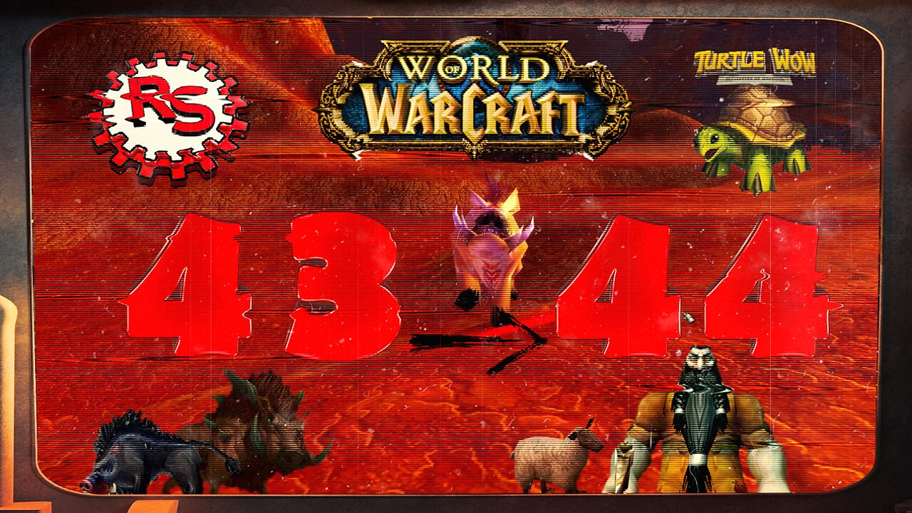 The Final Push To 44 - World Of Warcraft - Turtle WoW