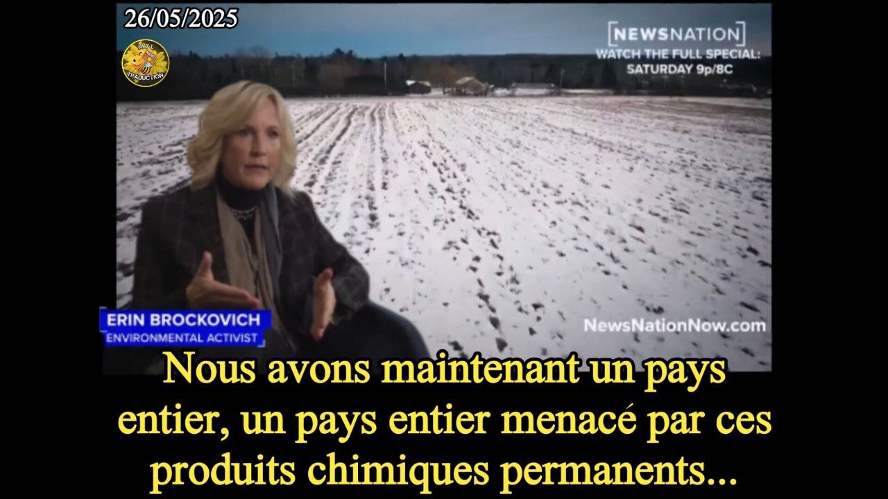 Nous avons maintenant un pays entier, menacé ce prodiut chimique permanant.