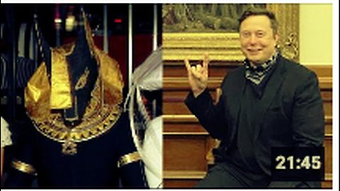 "Elon Musk Poses as Egyptian Underworld God While Promoting Human Brain Chip"