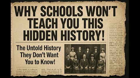The Untold History They Don’t Want You to Know!
