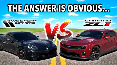 C6 Corvette GrandSport vs. 5th Gen Camaro ZL1 — What’s The Better Buy?!