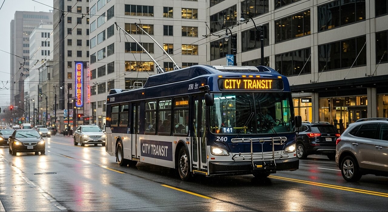 New Flyer XT40 Trolley Citybus