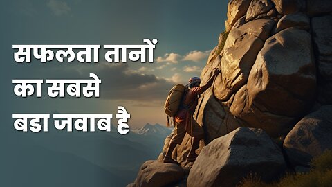 सफलता तानों का सबसे बडा जवाब है | एक कहानी जो आपकी सोच बदल देगी | Hindi Kahani