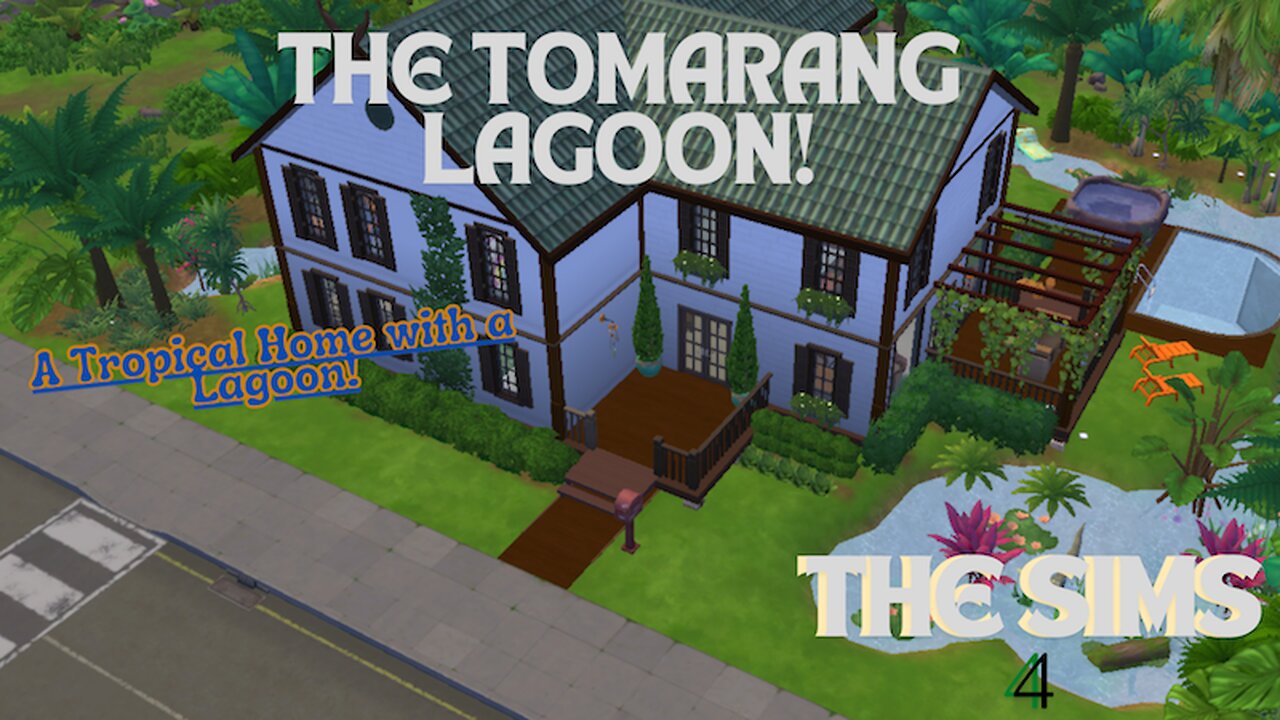 Sims 4 - Speed Building The Tomarang Lagoon House!