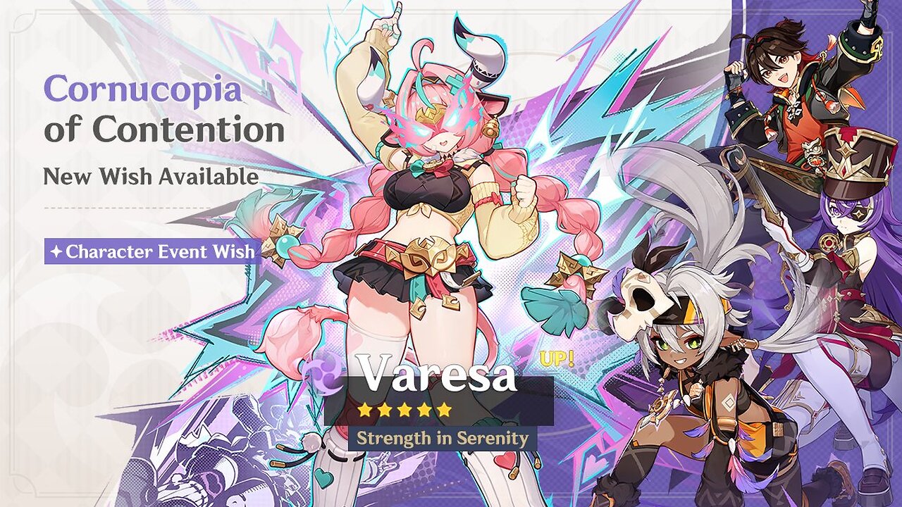 Genshin Impact V5.5 Day of the Flame's Return Gameplay Banner La Heroina Sosegada Varesa Xianyun