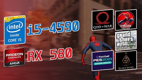 RX 580 + i5 4590 | Test in 25 Games | 1080p Gaming Benchmark