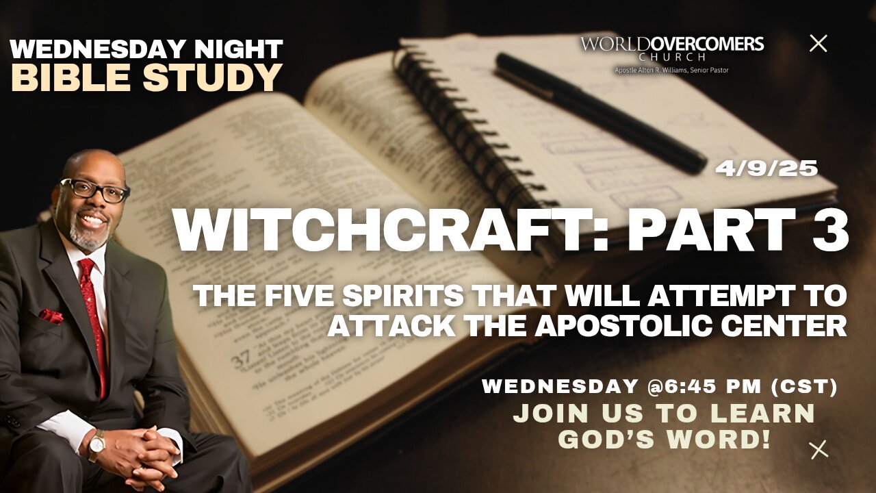 The Five Spirits That Will Attempt to Attack the Apostolic Center (Witchcraft: Part 3)