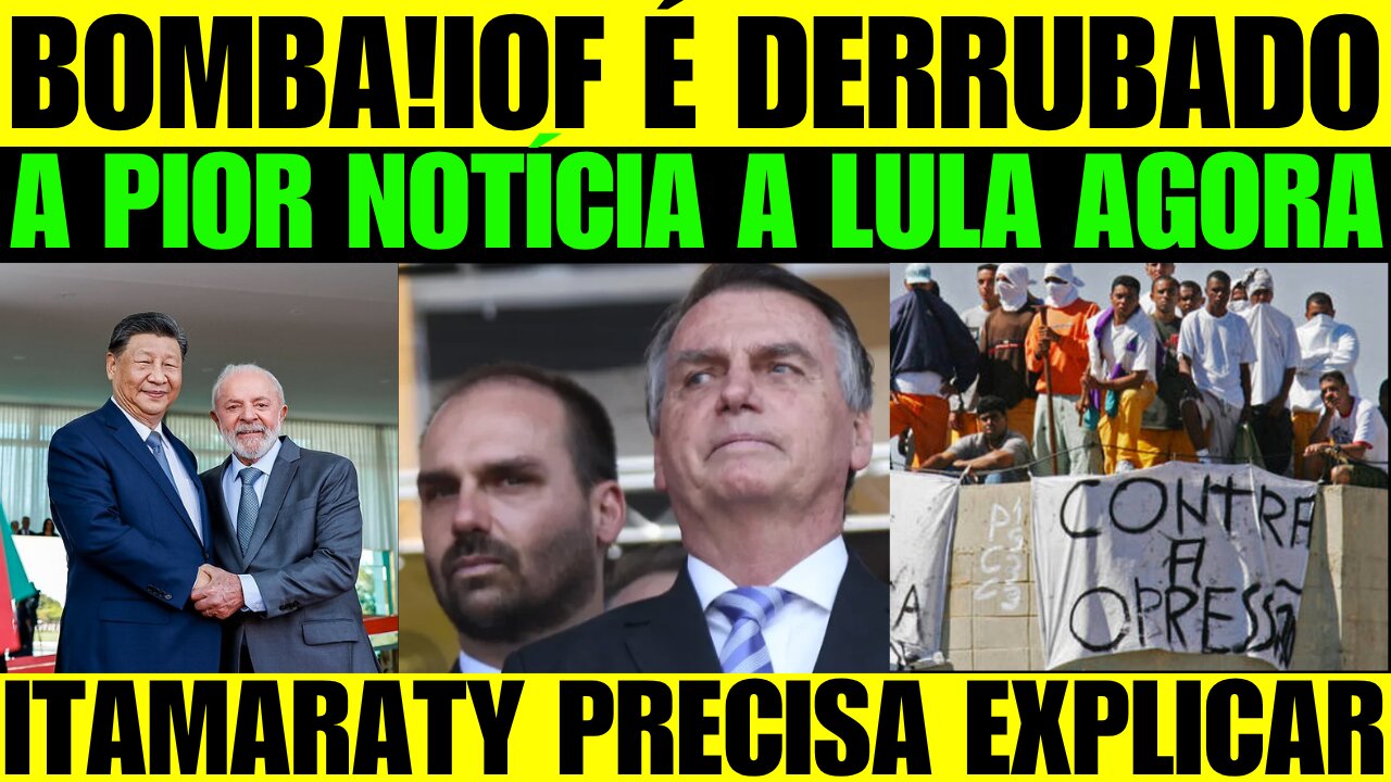 🔥🚨 EM PLENA TERÇA! CÂMARA COBRA ITAMARATY SOBRE GRUPOS CRIMIN0S0S! M0TT@ DERRUBA NOVO IOF DE LUL@!