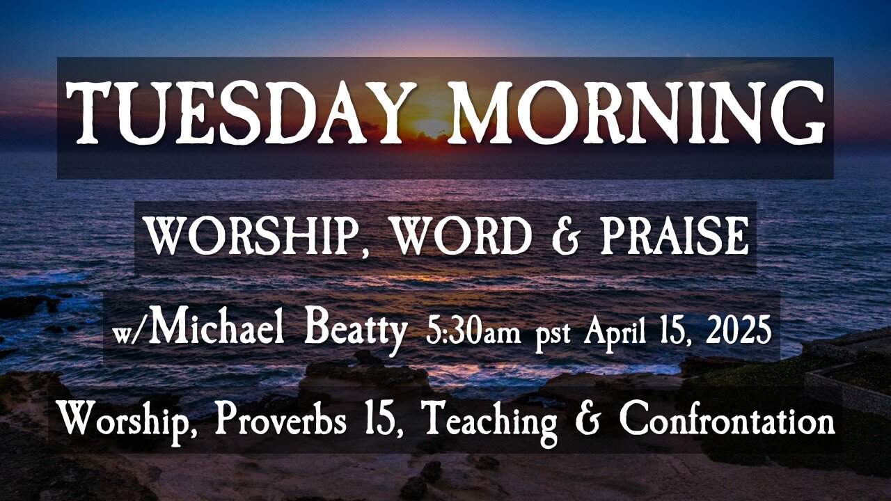 🌞HOLY WEEK -TUESDAY MORNING✝️