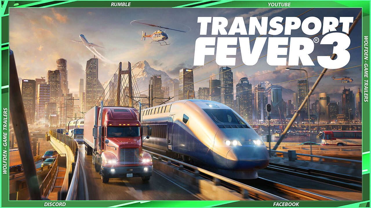 【 Transport Fever 3 】➞【 Official Cinematic Announcement Trailer 】➞【 2025 】
