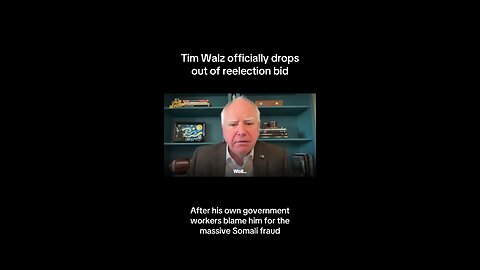 Tim Walz drops out