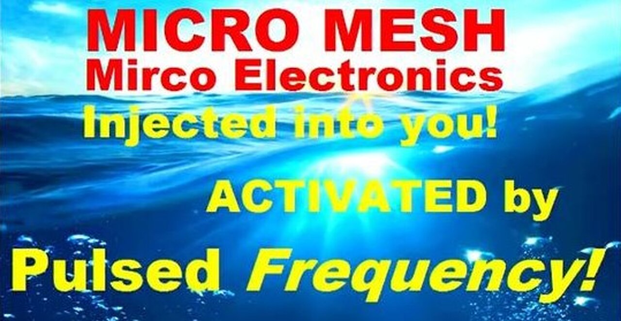 MICRO MESH Micro Electronics Injected in to You Activated by Pulsed Frequency! by Diana Lenska