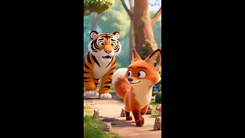 🦊 Fox vs Tiger 🐯 | Funniest Jungle Animation Story