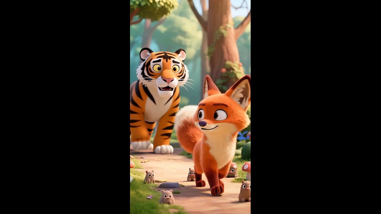 🦊 Fox vs Tiger 🐯 | Funniest Jungle Animation Story