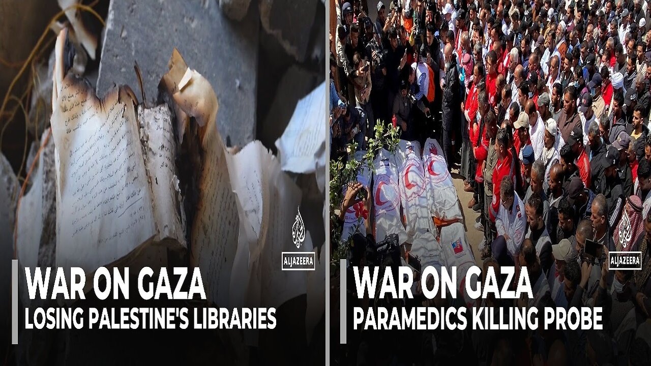 Gaza Losing Libraries & Paramedics