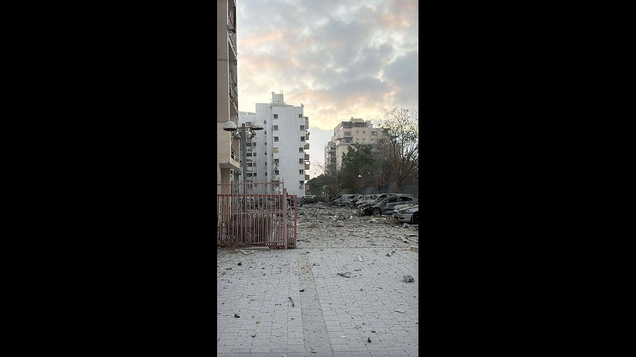 The moment the missile fell in Beersheba