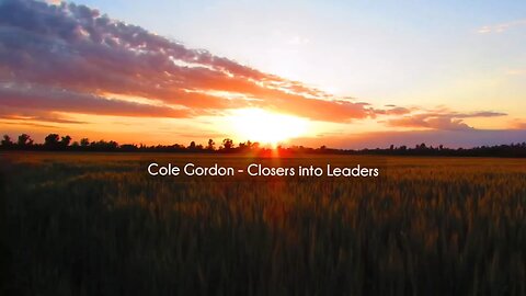 (courseslibrary.com)Cole Gordon - Closers into Leaders Course download