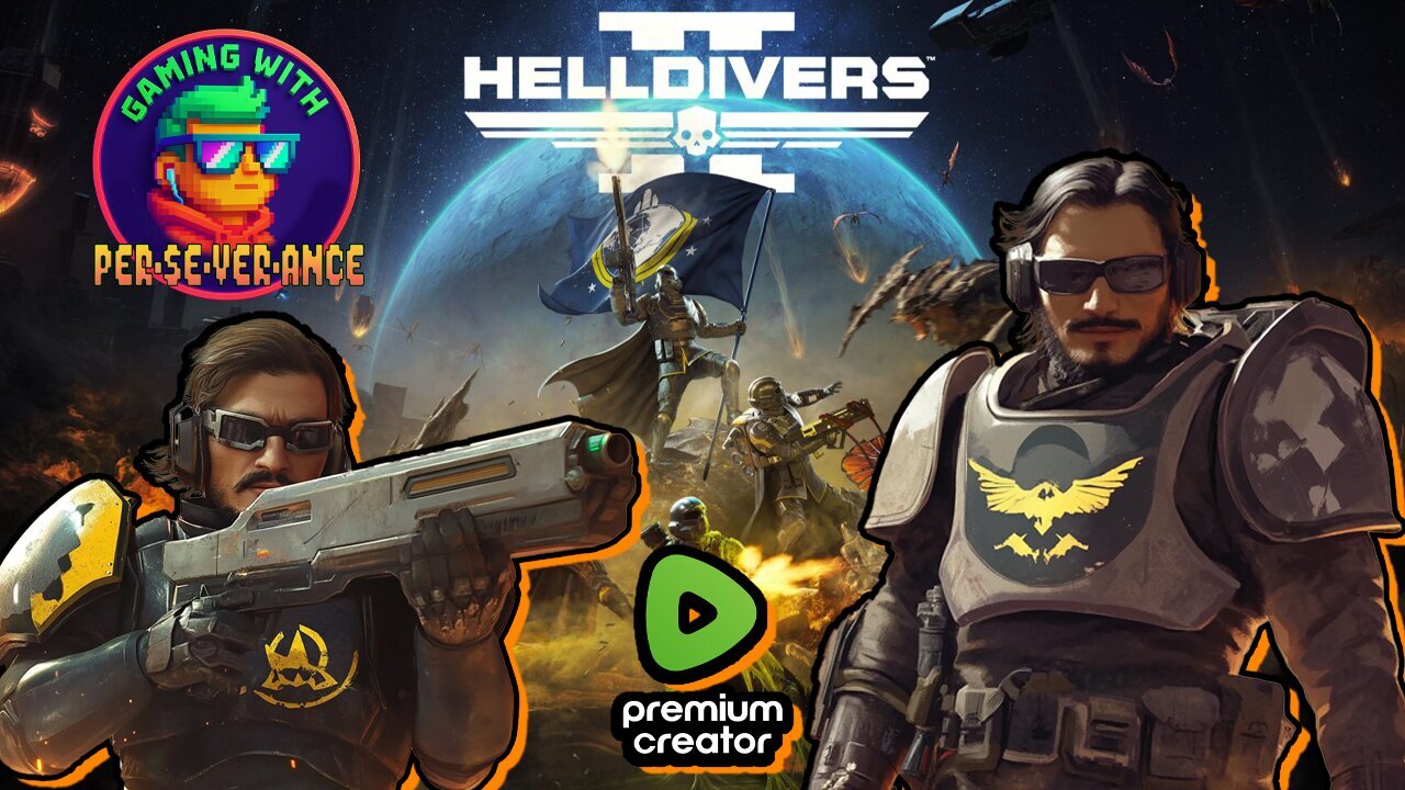 Gaming w/ PER·SE·VER·ANCE | Helldiver's 2 w/ Omega & HanzDiamond SUNDAY FUNDAY |