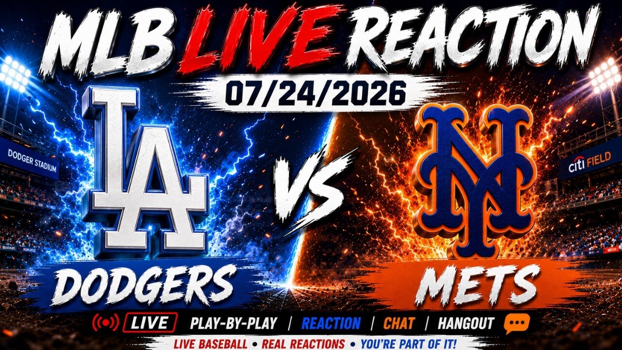 Mets vs. Dodgers | New York Mets vs Los Angeles Dodgers | Live Reaction | #mets #dodgers #mlb