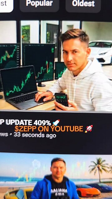 $ZEPP UPDATE ON YOUTUBE 🚀