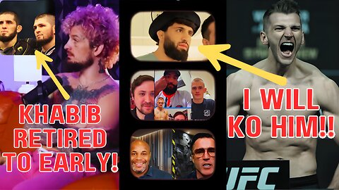 Dan Hooker & Arman Tsarukyan Face Off! Suga on Khabib, DC & Chael feel for JDM! Bryce Claims P4P #1