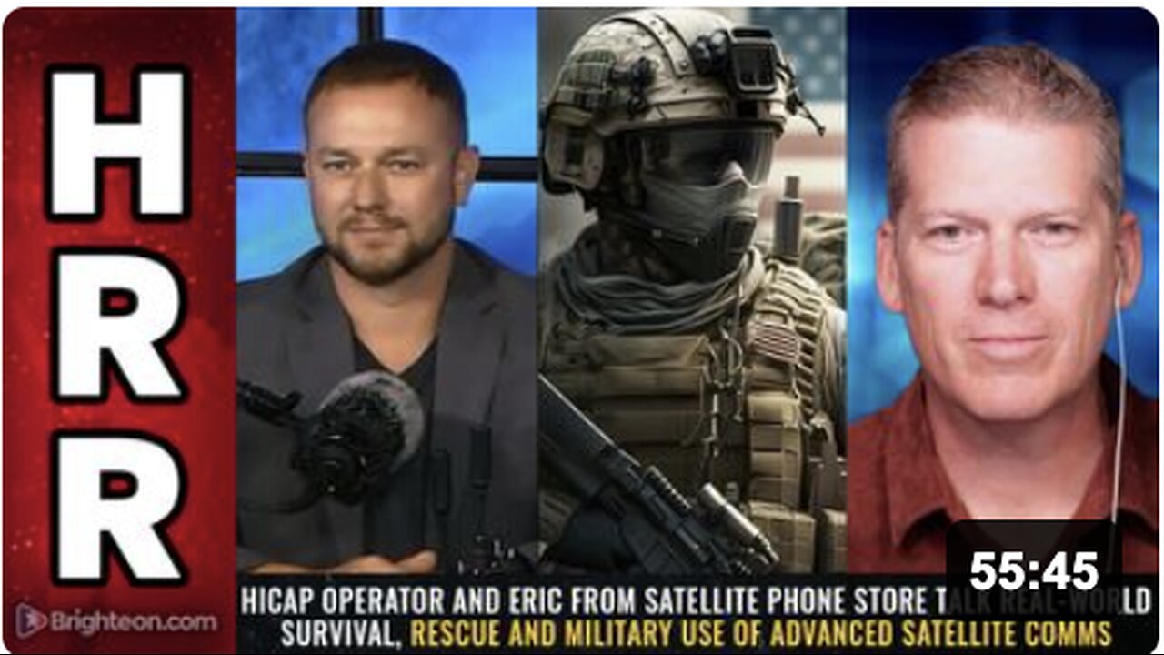 HiCap operator and Eric from Satellite Phone Store talk real-world survival, rescue and military use of advanced satellite comms