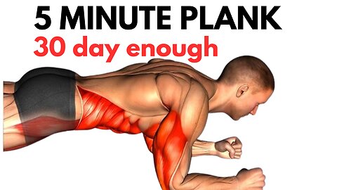 5-Minute Plank Workout for a Stronger Core | Daily Home Exercise Routine